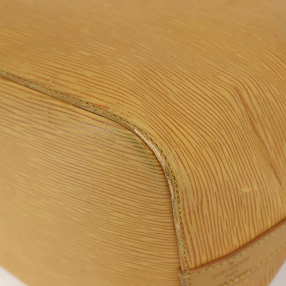 Authentic LOUIS VUITTON Epi Petit Noe Shoulder Bag Yellow M44109 LV - Picture 4 of 16